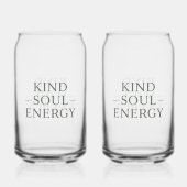 Clean and Simple "Kind Soul Energy" Dosenglas (Rückseite)