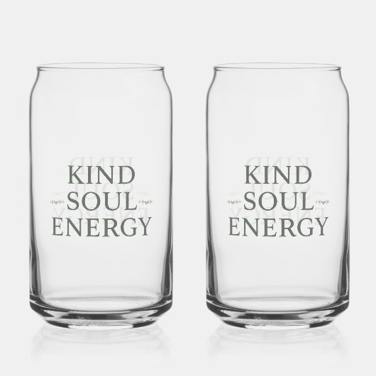 Clean and Simple "Kind Soul Energy" Dosenglas (Rückseite)