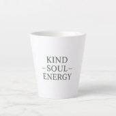 Clean and Simple "Kind Soul Energy" Milchtasse (Vorderseite)