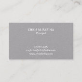 Clean Architect's Business Card Visitenkarte (Vorderseite)