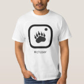 Clean B&W Bear Chaser T - Shirt (Vorderseite)