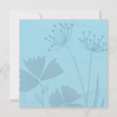 Clean Baby Shower Invitation – Customizable  Save The Date (Rückseite)