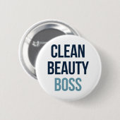 Clean Beauty Boss Button (Vorne & Hinten)