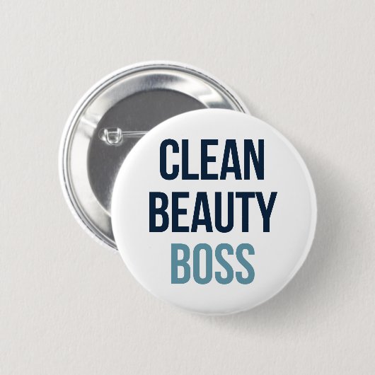 Clean Beauty Boss Button (Vorne & Hinten)