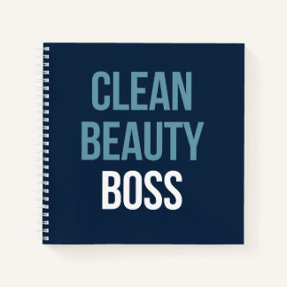 Clean Beauty Boss Notebook für Beautycounter Notizblock