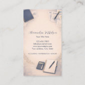 Clean Bookkeeping Office Branding Visitenkarte (Rückseite)