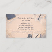 Clean Bookkeeping Office Branding Visitenkarte (Rückseite)