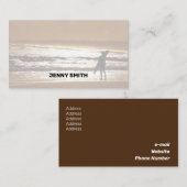 Clean Brown Classic Visitenkarte (Vorne/Hinten)