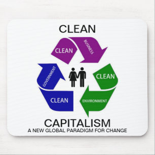 CLEAN CAPITALSM MOUSEPAD