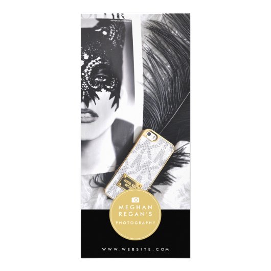 Clean Design Rack Card - Fashion Photography Werbekarte (Vorne)