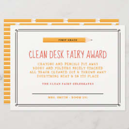Clean Desk Fairy Award Einladung