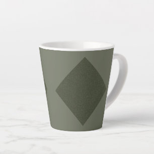 Clean Diamond Moss Grüne Latte Tasse - Custom