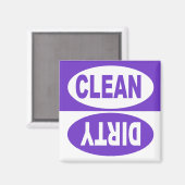CLEAN & DIRTY DISHWASHER MAGNET (Vorderseite/Rückseite)