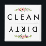 CLEAN / DIRTY Geschirrspülmaschine Magnet<br><div class="desc">Niedlicher Magnet für den Geschirrspüler!</div>