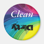 Clean Dirty Kitchen Magnet (Vorne)