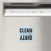 CLEAN DIRTY KÜHLSCHRANKMAGNETS MAGNET (In Situ (Geschirrspüler))