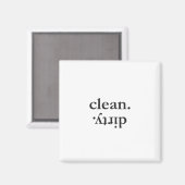 Clean Dirty Magnet (Vorderseite/Rückseite)