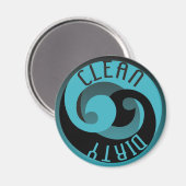 Clean Dirty Magnet 3 (Vorderseite/Rückseite)