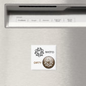 "CLEAN / DIRTY" - Magnet für die erneute Zyklusprü (In Situ (Geschirrspüler))