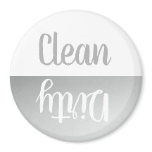 Clean Dirty | Skript aus nicht rostendem Stahl