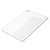 Clean + Einfaches einfaches Notepad Notizblock (angewinkelt)