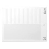 Clean + Einfaches einfaches Notepad Notizblock (Vorderseite)