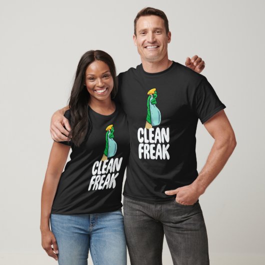Clean Freak Cleaner Women Cleaning Team 2 T-Shirt (Unisex)