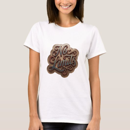 Clean Gold NO LIMITS T-Shirt (Vorderseite)