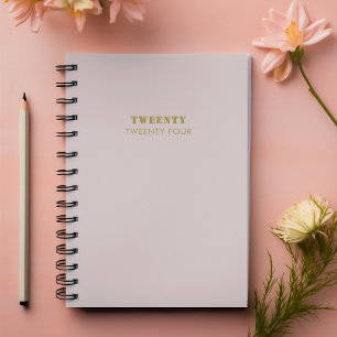 Clean Gold Pink Minimal 24 Skripte Planer