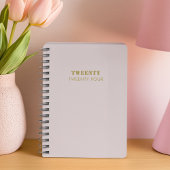 Clean Gold Pink Minimal 24 Skripte Planer
