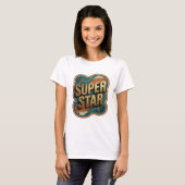 Clean Gold SUPER STAR Tee (Vorne ganz)