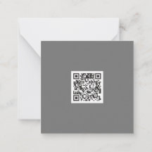 Clean Gray Corporate QR Code