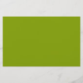 Clean Green Kitchen Spots Brautparty Flyer (Hinten)