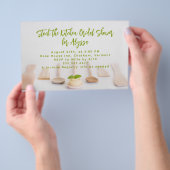Clean Green Kitchen Spots Brautparty Flyer (Handgriff)