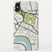 CLEAN HARVARD UNIVERSITY MASSACHUSETTS KONTUR MAP Case-Mate iPhone HÜLLE (Rückseite)