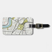 CLEAN HARVARD UNIVERSITY MASSACHUSETTS KONTUR MAP GEPÄCKANHÄNGER (Vorderseite horizontal)