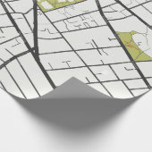 CLEAN HARVARD UNIVERSITY MASSACHUSETTS KONTUR MAP GESCHENKPAPIER (Ecke)