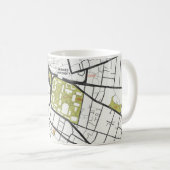 CLEAN HARVARD UNIVERSITY MASSACHUSETTS KONTUR MAP KAFFEETASSE (VorderseiteRechts)