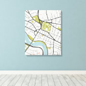 CLEAN HARVARD UNIVERSITY MASSACHUSETTS KONTUR MAP LEINWANDDRUCK (Insitu (Holzboden))