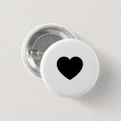 Clean Heart Accent Pin for Everyday Fashion Button (Vorne & Hinten)