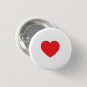 Clean Heart Accent Pin for Everyday Fashion Button (Vorne & Hinten)