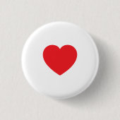 Clean Heart Accent Pin for Everyday Fashion Button (Vorderseite)