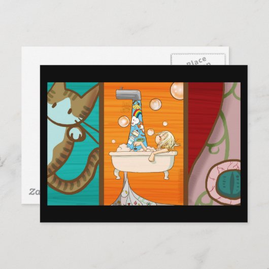 Clean JJChopper Postkarte (Vorne/Hinten)