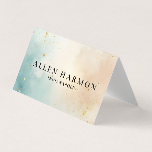 Clean Minimal Custom Family Name | 5-Minute Edit Visitenkarten (Vorderseite)