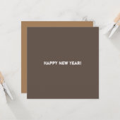 Clean monochrome, moderne visuelle QR-Code Karte (Vorderseite/Rückseite Beispiel)