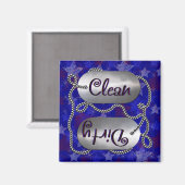 Clean N Dirty Patriotic 1 (Geschirrspüler Magnet) Magnet (Vorderseite/Rückseite)