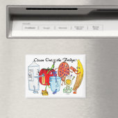 Clean Out the Fridge! Magnet (In Situ (Geschirrspüler))