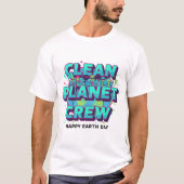Clean Planet Crew T-Shirt (Vorderseite)