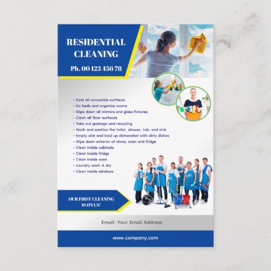 Clean Professional Editable Template  Einladung (Vorderseite)