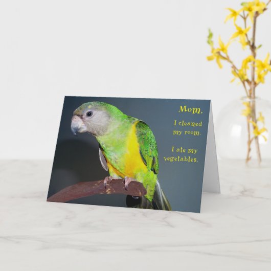 Clean Room Karte (Gelbe Blume)